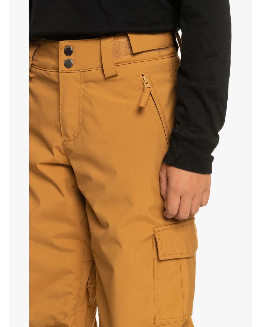 Quiksilver Pojat 8-16 Porter Lumihousut - Luunruskea