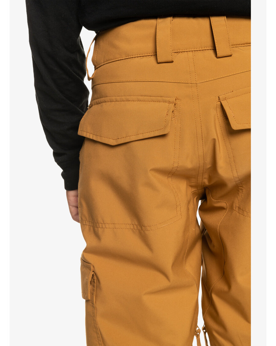 Quiksilver Pojat 8-16 Porter Lumihousut - Luunruskea