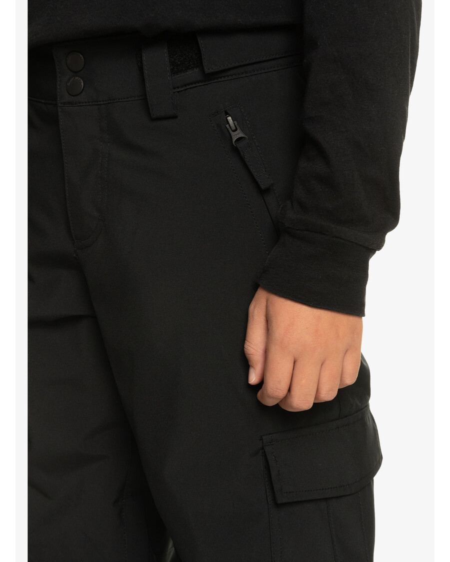 Quiksilver Boys 8-16 Porter Sniego Kelnės - Tikros Juodos