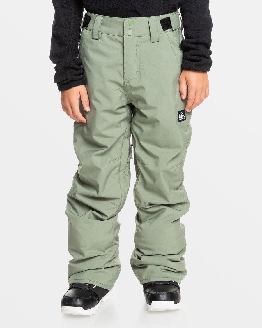 Quik Silver Boys 8-16 Estate Snow Pants - Sea Spray
