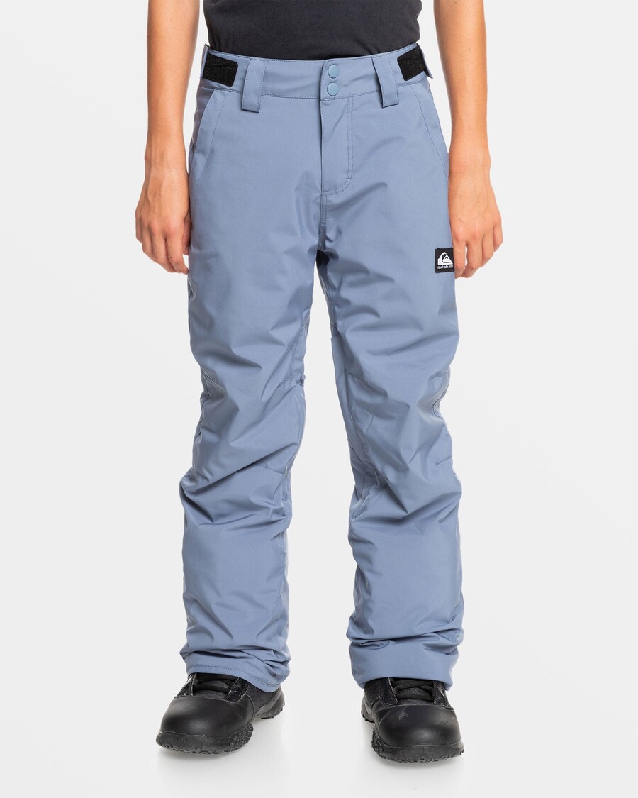 Quik Silver Boys 8-16 Estate Snow Pants - Flint Stone