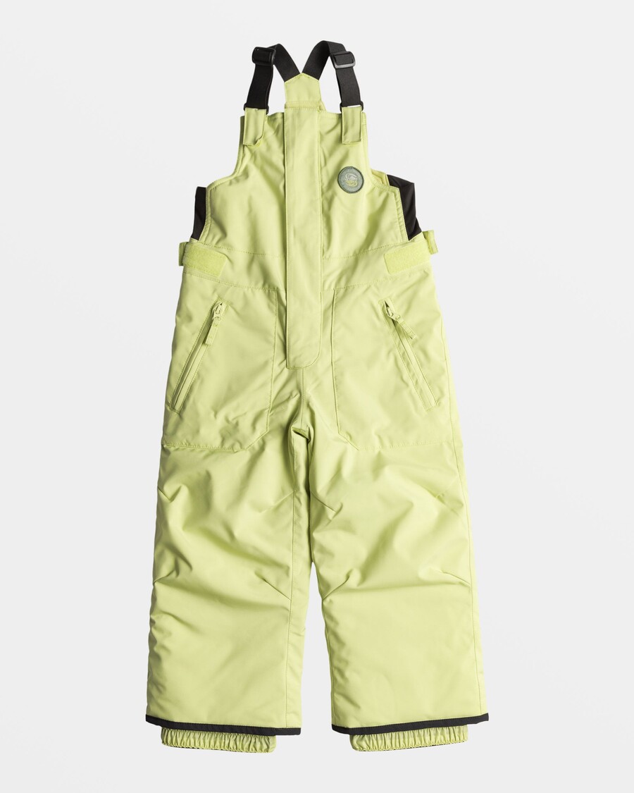Quik Silver Boys 2-7 Boogie Bib Snow Pants - Celery Green