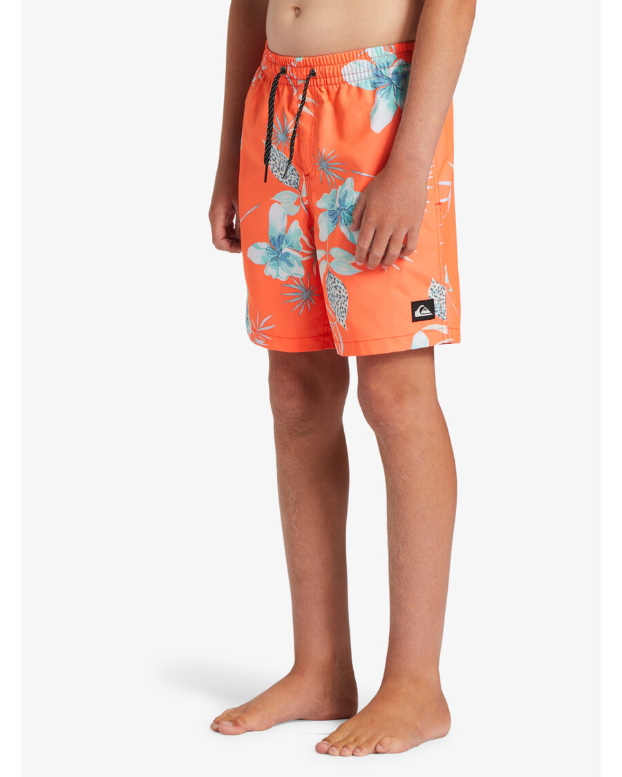 Quik Silver Boys 8-16 Everyday Mix Vl 15Nb Swim Trunks - Fiery Coral