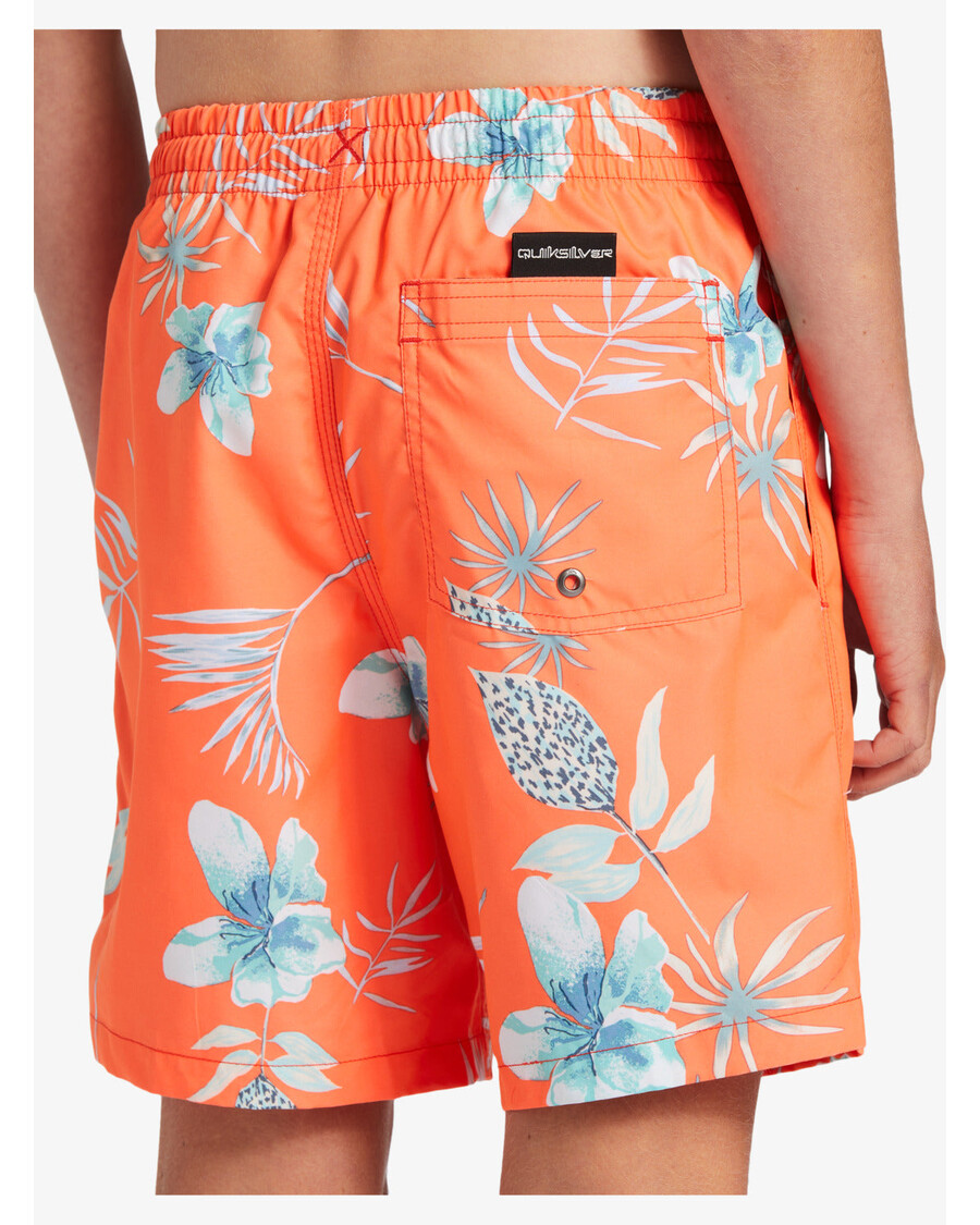 Quik Silver Boys 8-16 Everyday Mix Vl 15Nb Swim Trunks - Fiery Coral