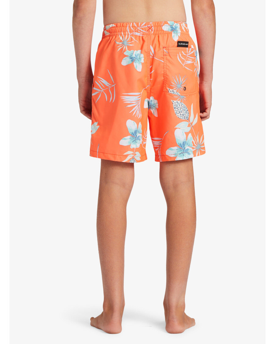 Quik Silver Boys 8-16 Everyday Mix Vl 15Nb Swim Trunks - Fiery Coral