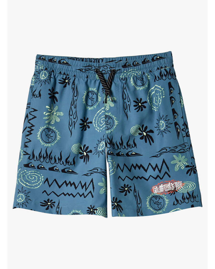 Quiksilver Fiúk 8-16 Radikális 15nb úszónadrág - Kék árnyék