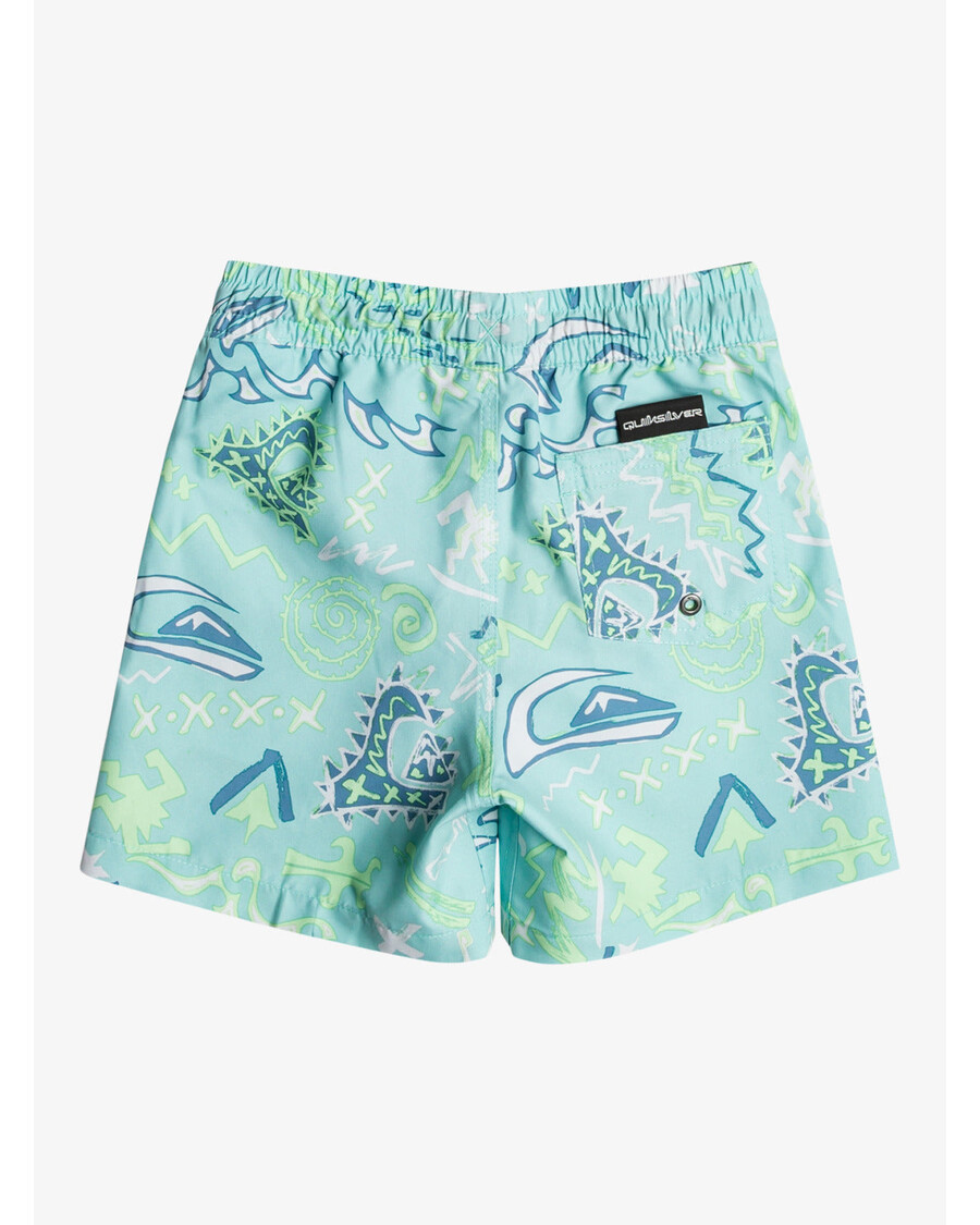 Quik Silver Boys 2-7 Next Gen 12" Swim Trunks - Pastel Turquoise