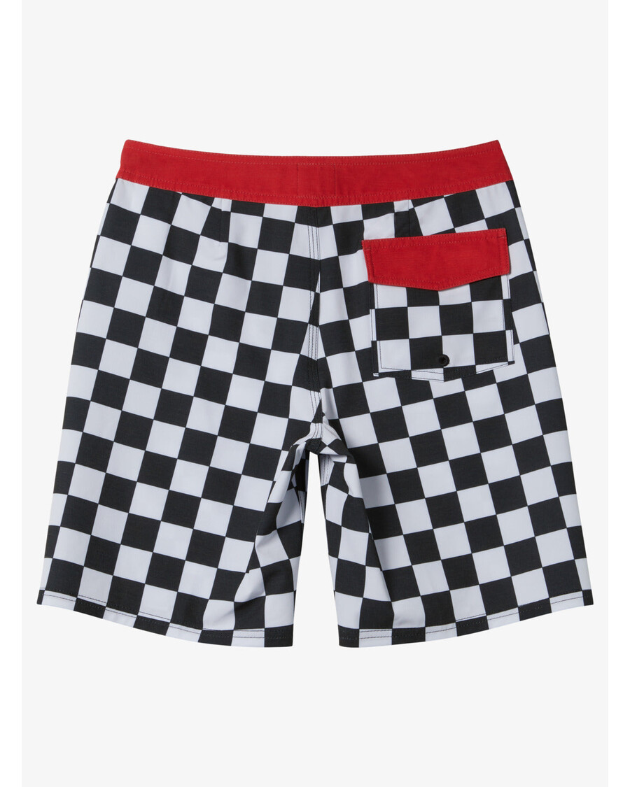 Quik Silver Boys 8-16 Original Straight Leg 17" Boardshorts - Black