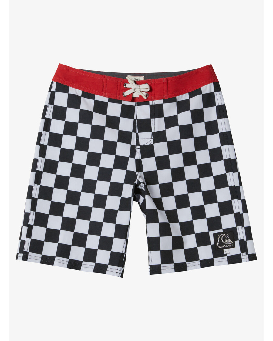 Quiksilver Boys 8-16 Original Straight Leg 17" Boardshorts - Negru