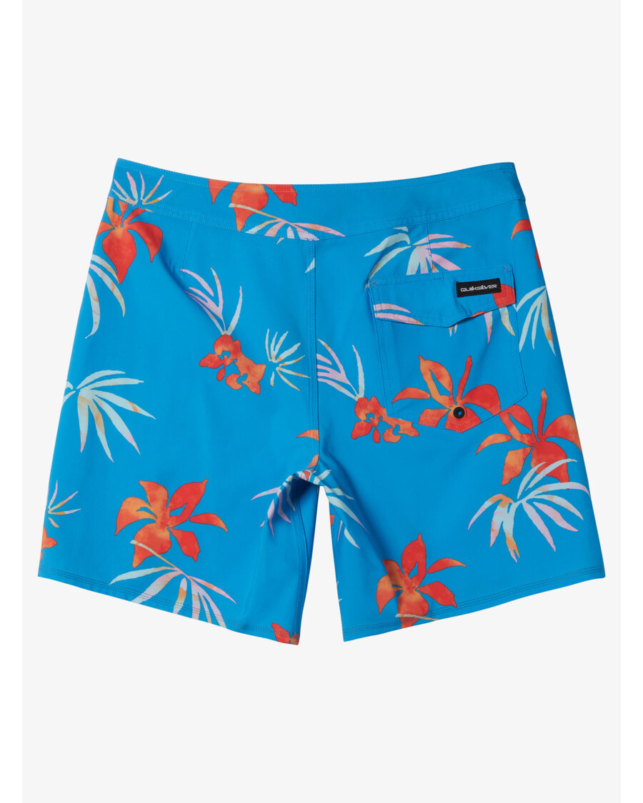 Quik Silver Boys 8-16 Surfsilk Straight Leg 17" Boardshorts - Swedish Blue