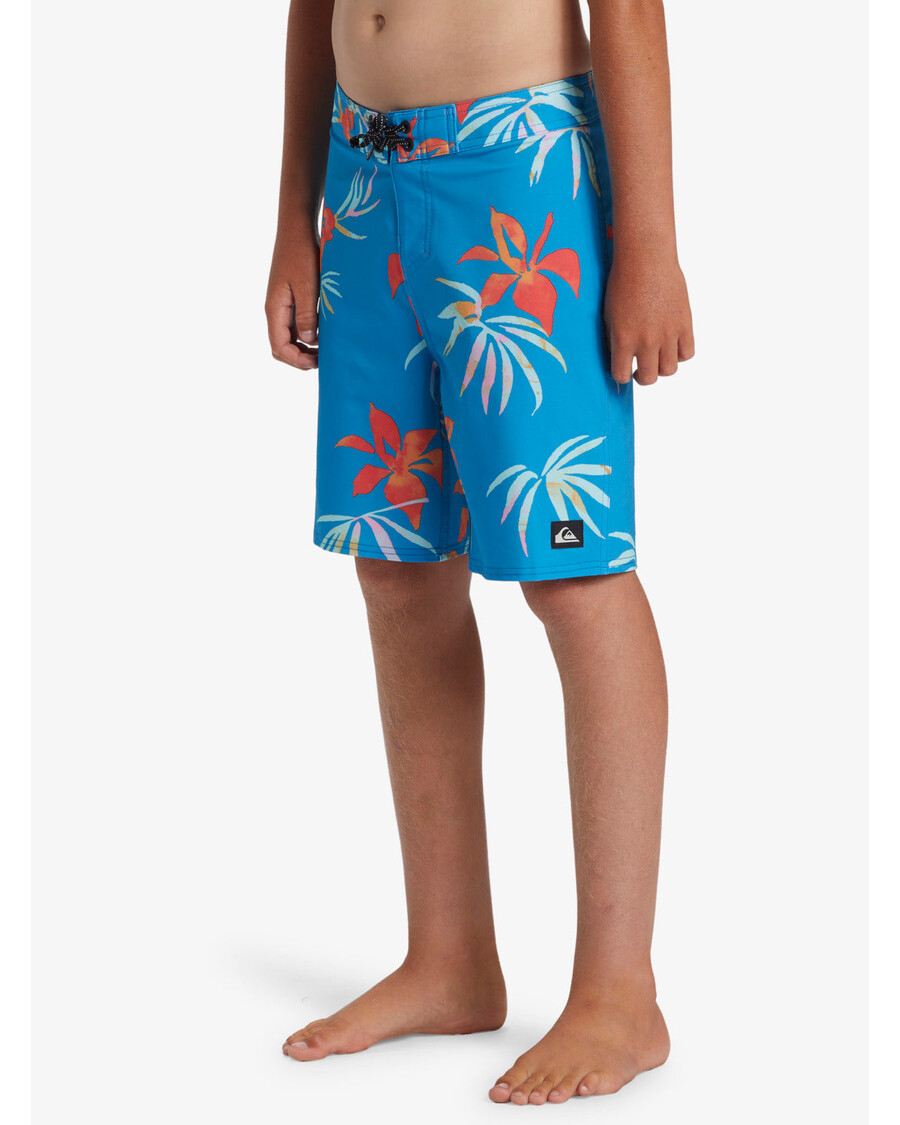 Quik Silver Boys 8-16 Surfsilk Straight Leg 17" Boardshorts - Swedish Blue