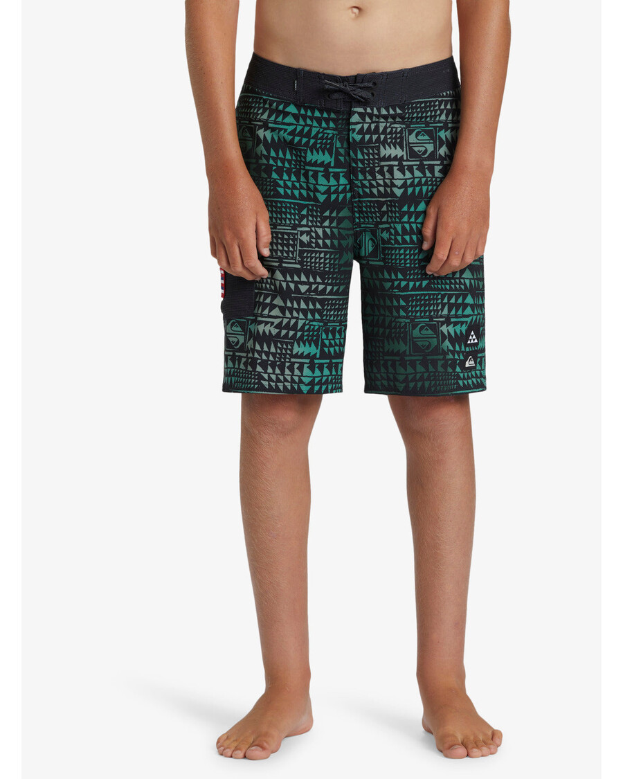 Quik Silver Boys 8-16 Surfsilk Hawaii 17" Boardshorts - Frostig Gran