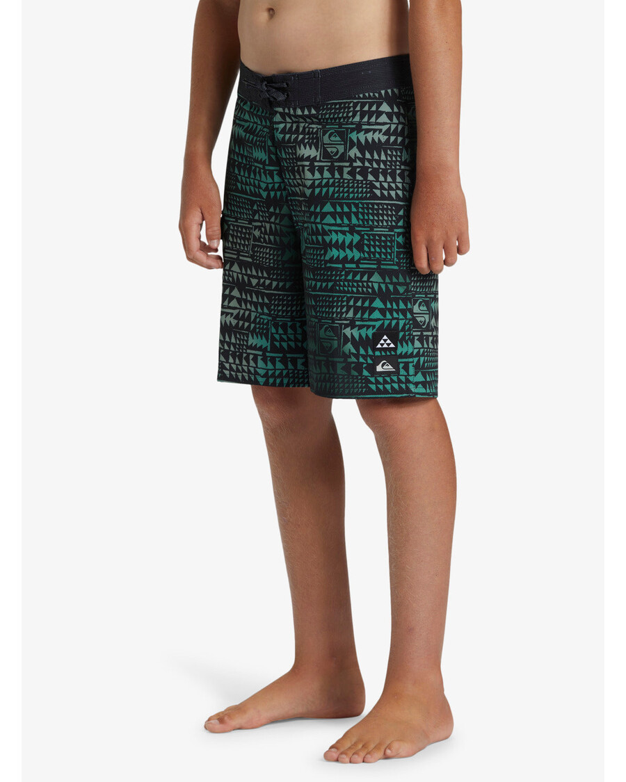 Quik Silver Boys 8-16 Surfsilk Hawaii 17" Boardshorts - Frostig Gran