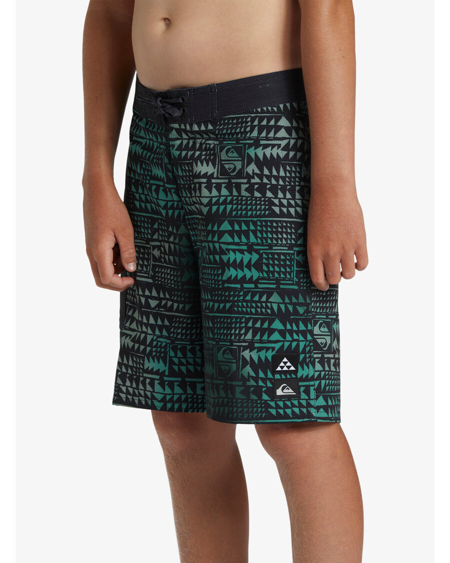 Quik Silver Boys 8-16 Surfsilk Hawaii 17" Boardshorts - Frostig Gran
