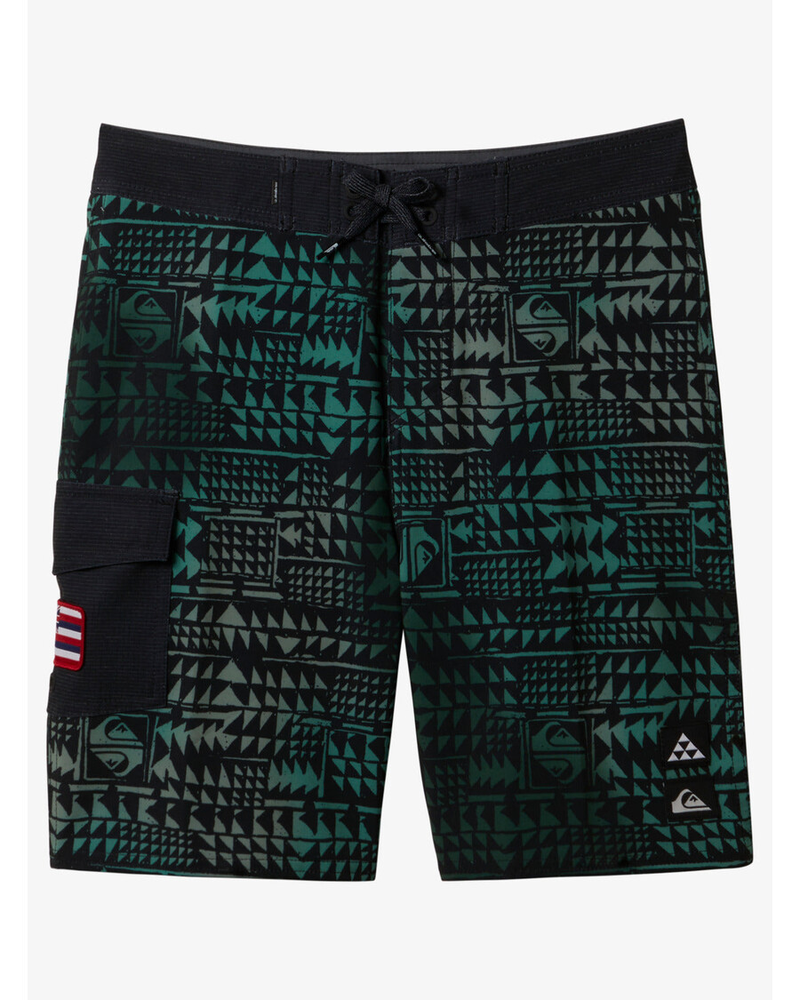 Quik Silver Boys 8-16 Surfsilk Hawaii 17" Boardshortsit - Huurteinen Kuusi