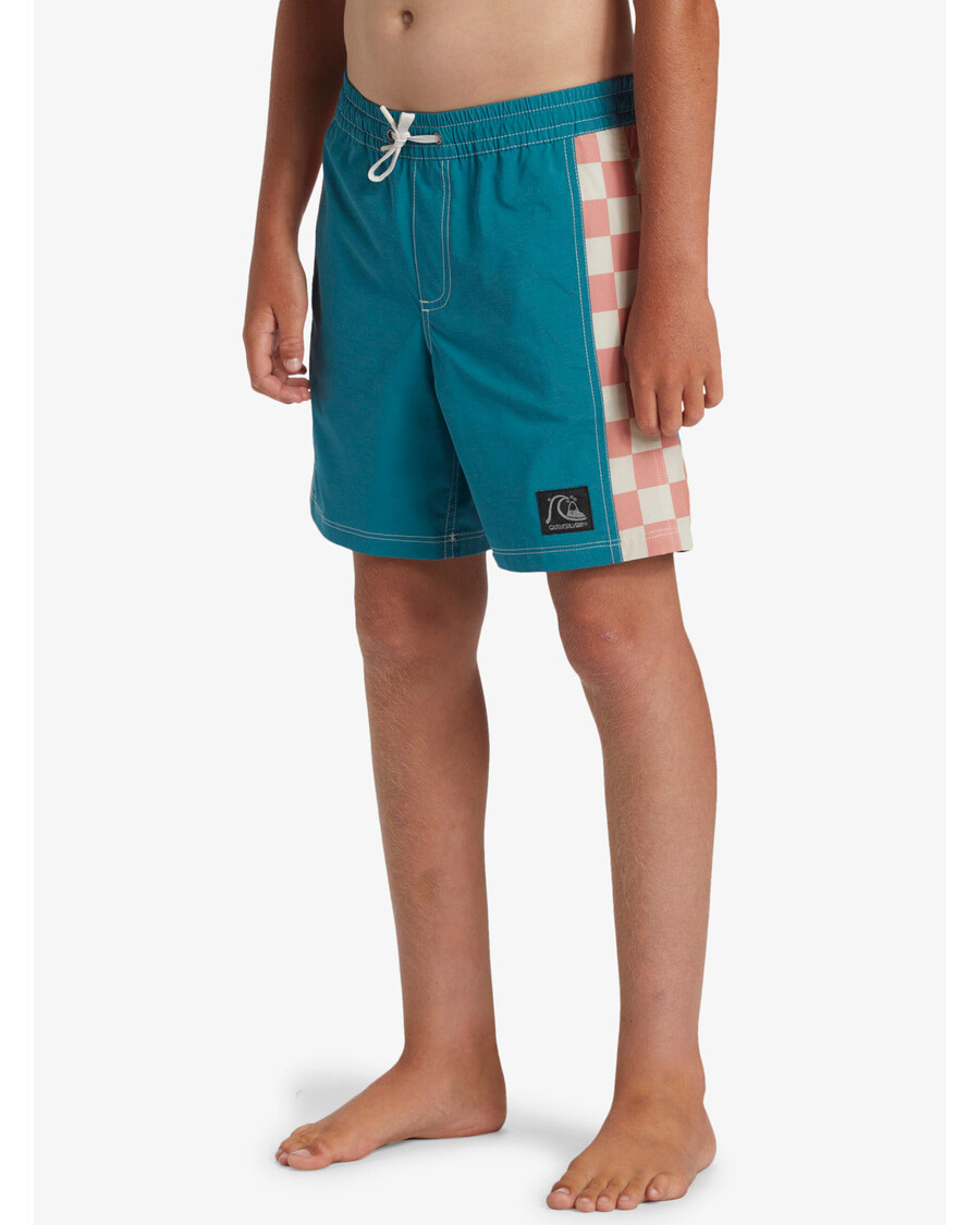 Quik Silver Boys 8-16 Original Arch 15" Swim Trunks - Colonial Blue