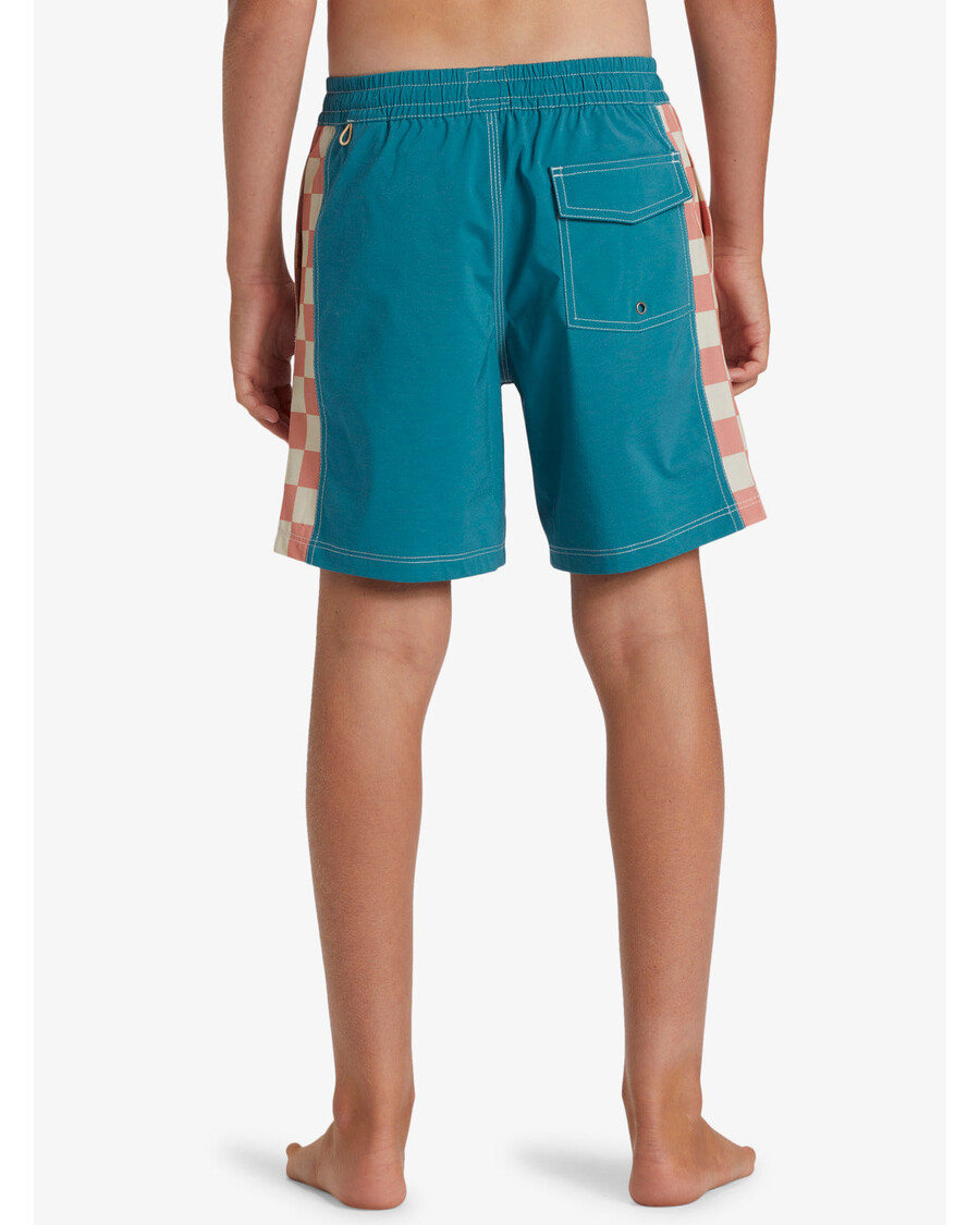 Quik Silver Boys 8-16 Original Arch 15" Swim Trunks - Colonial Blue