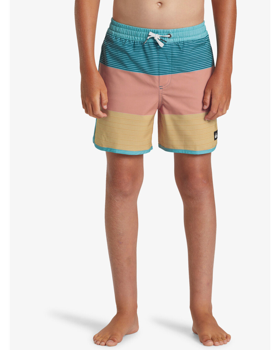 Quik Silver Boys 8-16 Surfsilk Tijuana 14" Swim Trunks - Canyon Clay