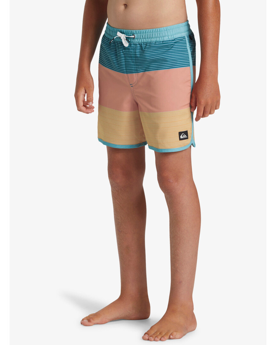 Quik Silver Boys 8-16 Surfsilk Tijuana 14" Swim Trunks - Canyon Clay