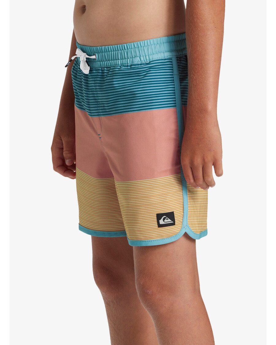 Quik Silver Boys 8-16 Surfsilk Tijuana 14" Swim Trunks - Canyon Clay