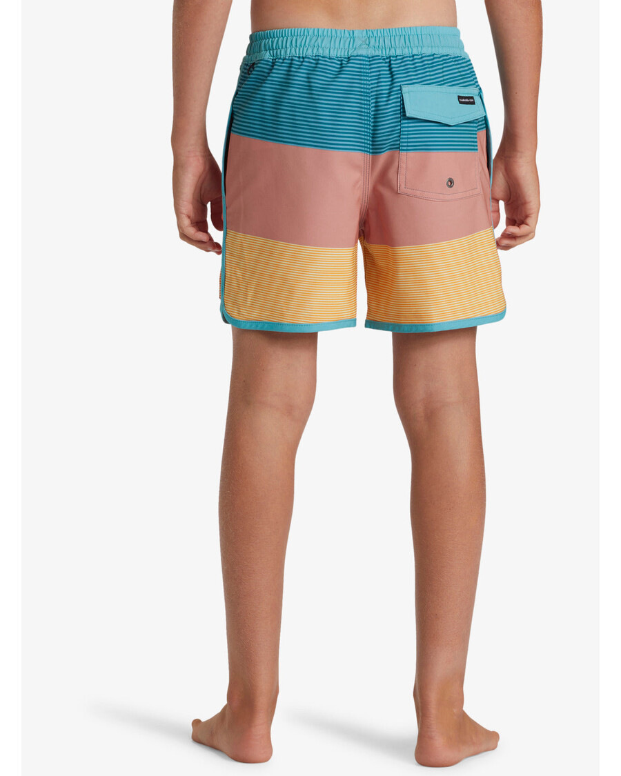 Quik Silver Boys 8-16 Surfsilk Tijuana 14" Swim Trunks - Canyon Clay