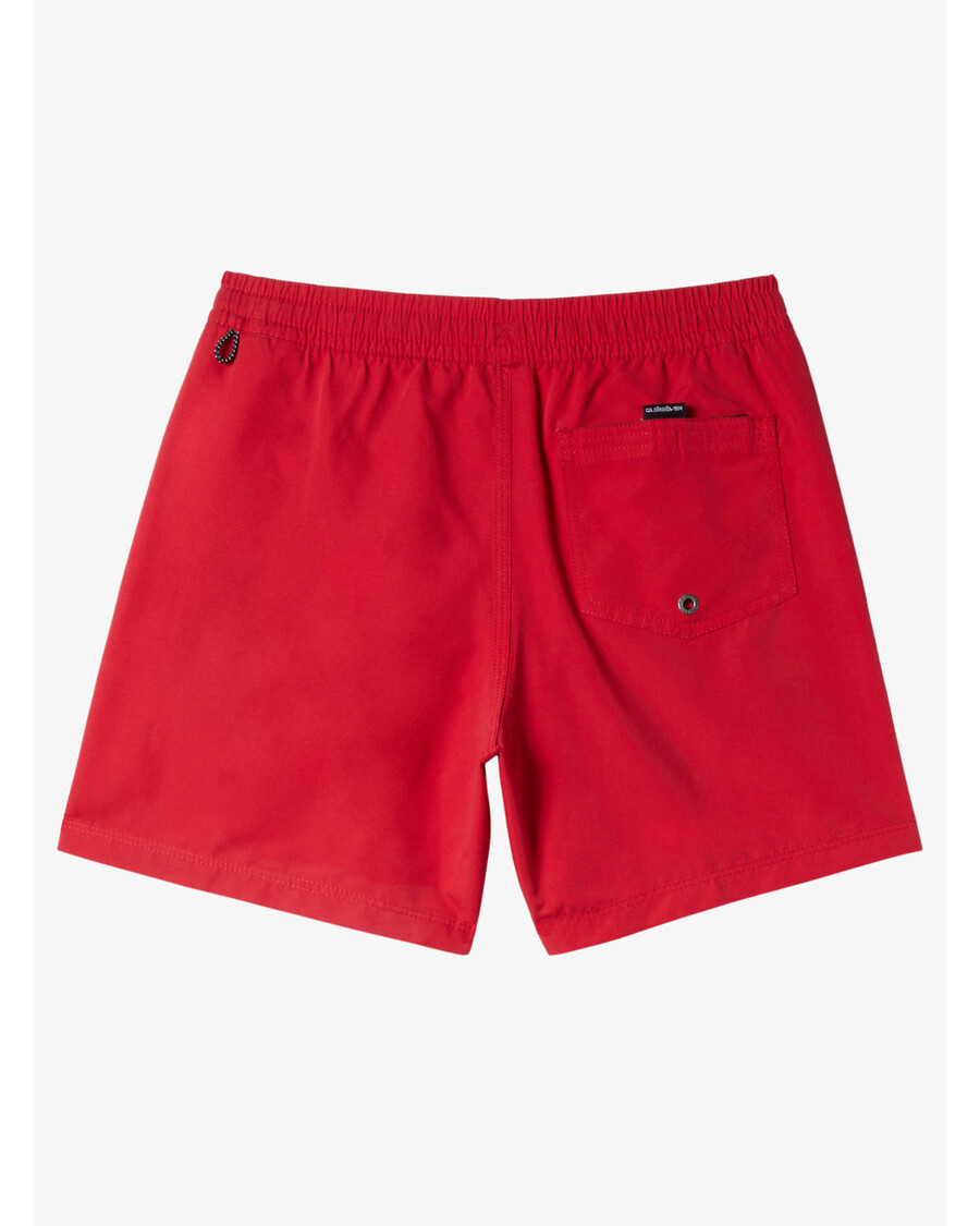 Quiksilver Pojkar 8-16 Vardagliga Solida 14" Badbyxor - Högriskröd