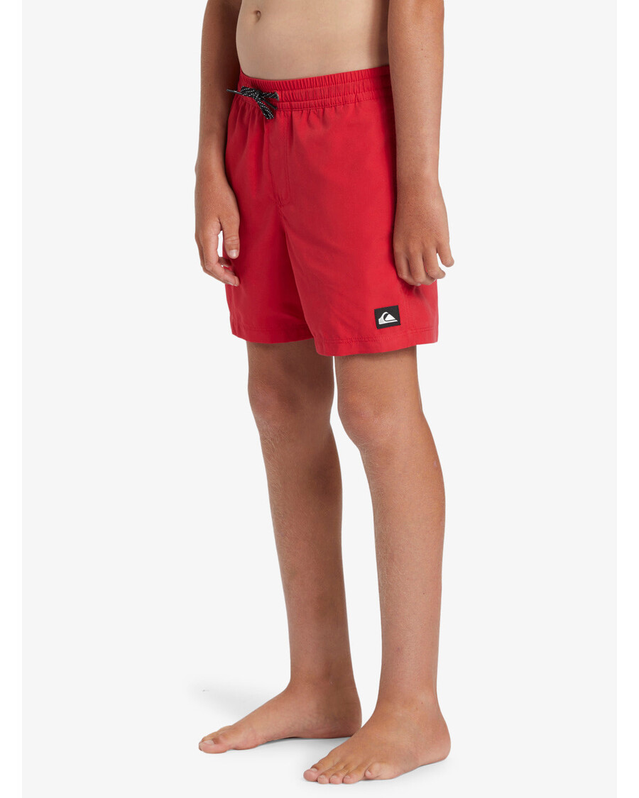 Quiksilver Pojkar 8-16 Vardagliga Solida 14" Badbyxor - Högriskröd