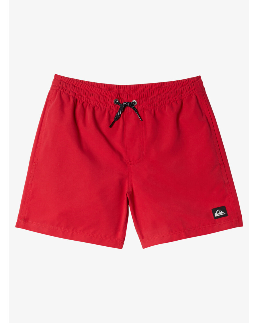 Quiksilver Pojkar 8-16 Vardagliga Solida 14" Badbyxor - Högriskröd