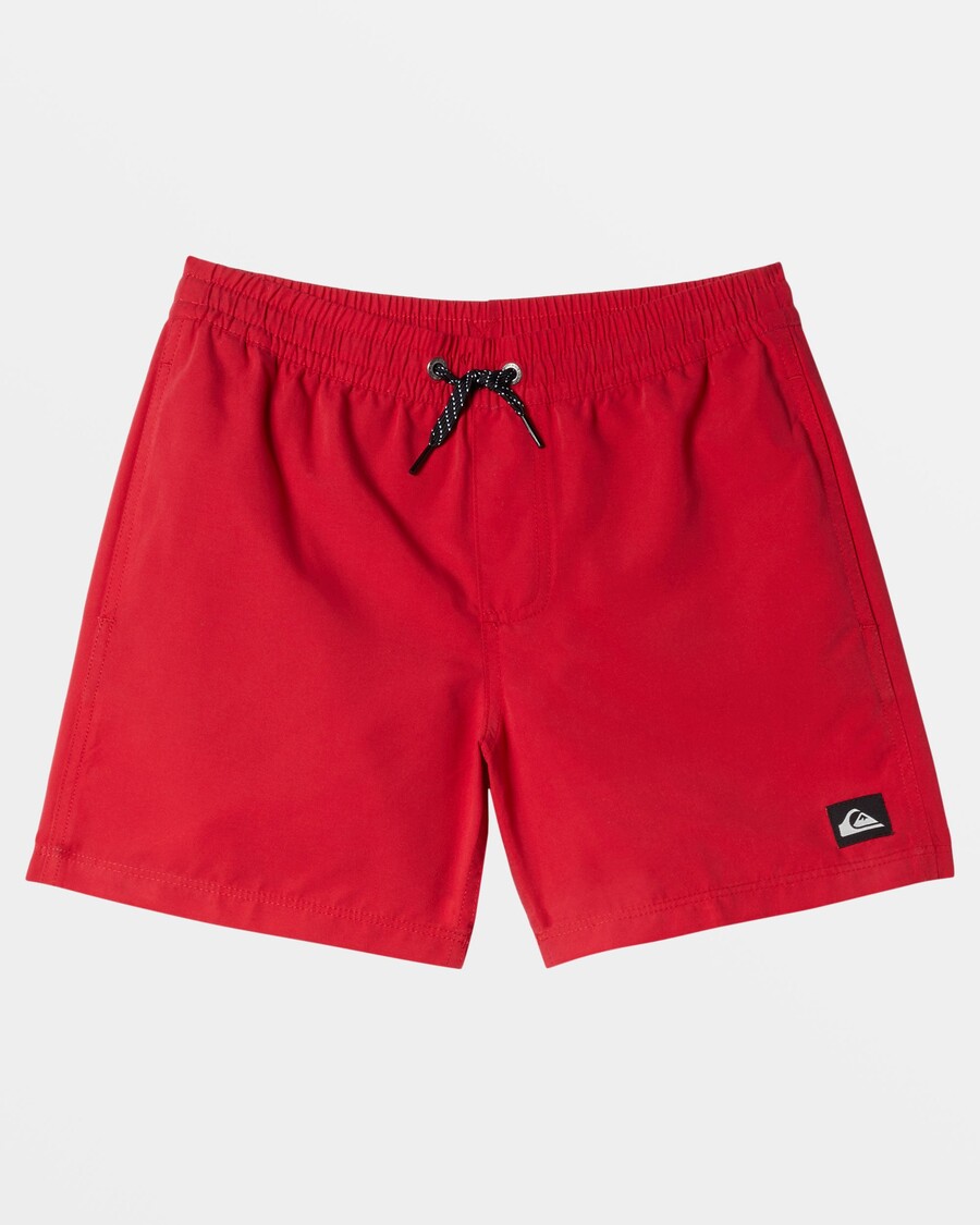 Quiksilver αγόρια 8-16 καθημερινά μαγιό 14" - κόκκινο υψηλού κινδύνου