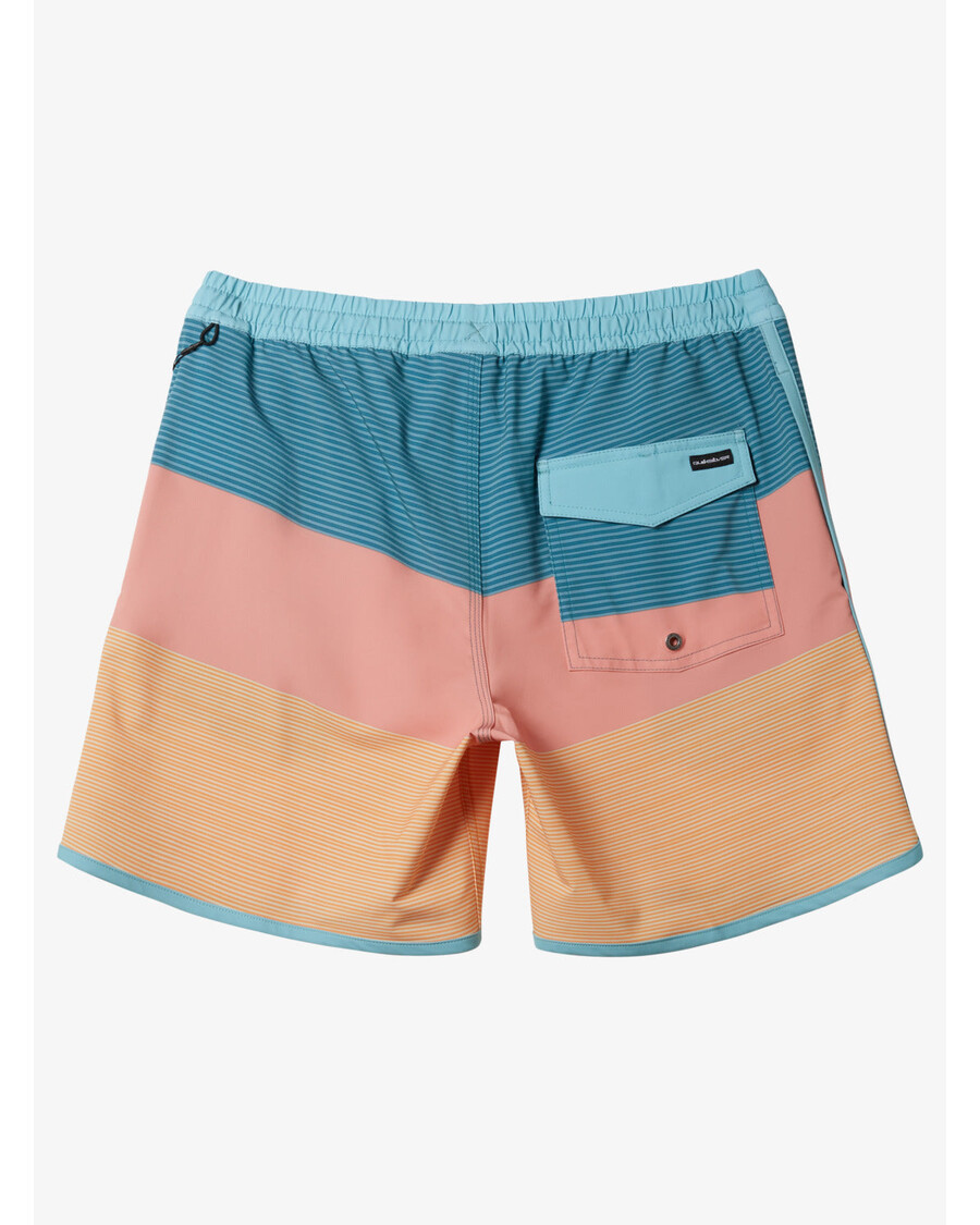 Quik Silver Boys 2-7 Surfsilk Tijuana Volley 12" Swim Trunks - Canyon Clay