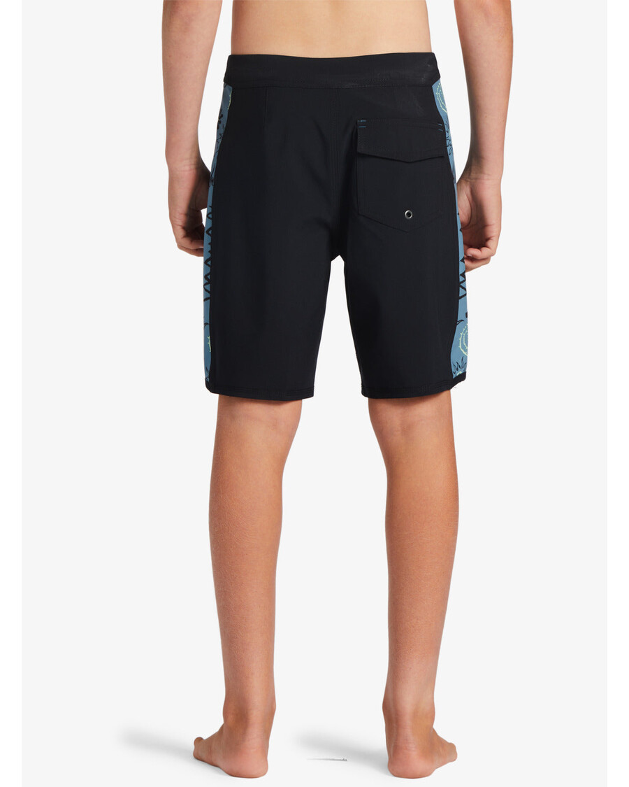Quik Silver Boys 8-16 Surfsilk Radical Arch 16" Boardshorts - Black