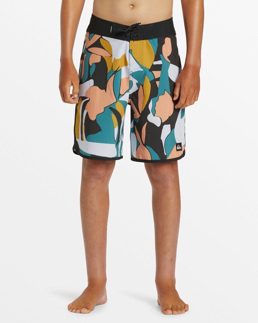 Quiksilver Pojat 8-16 Surfsilkki Kampasimpukka 17" Boardshortsit - Musta