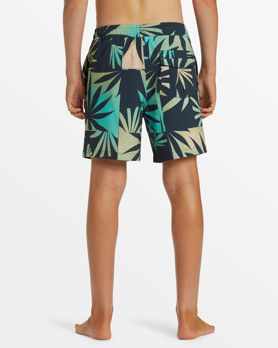 Trajes De Baño Quiksilver Para Niños De 8 A 16 Años Surfsilk Mix De 14" -