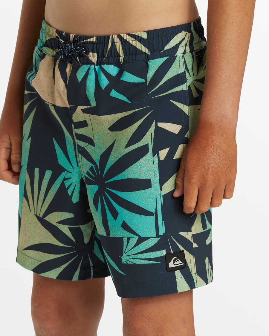 Trajes De Baño Quiksilver Para Niños De 8 A 16 Años Surfsilk Mix De 14" -