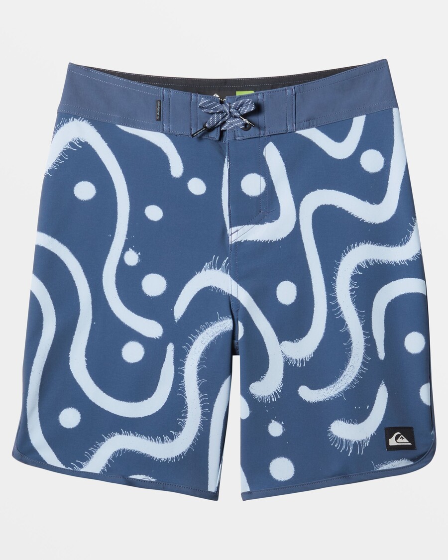Quik Hopea Pojat 8-16 Surfsilkki Kampasimpukka 17" Boardshortsit - Vintage Indigo