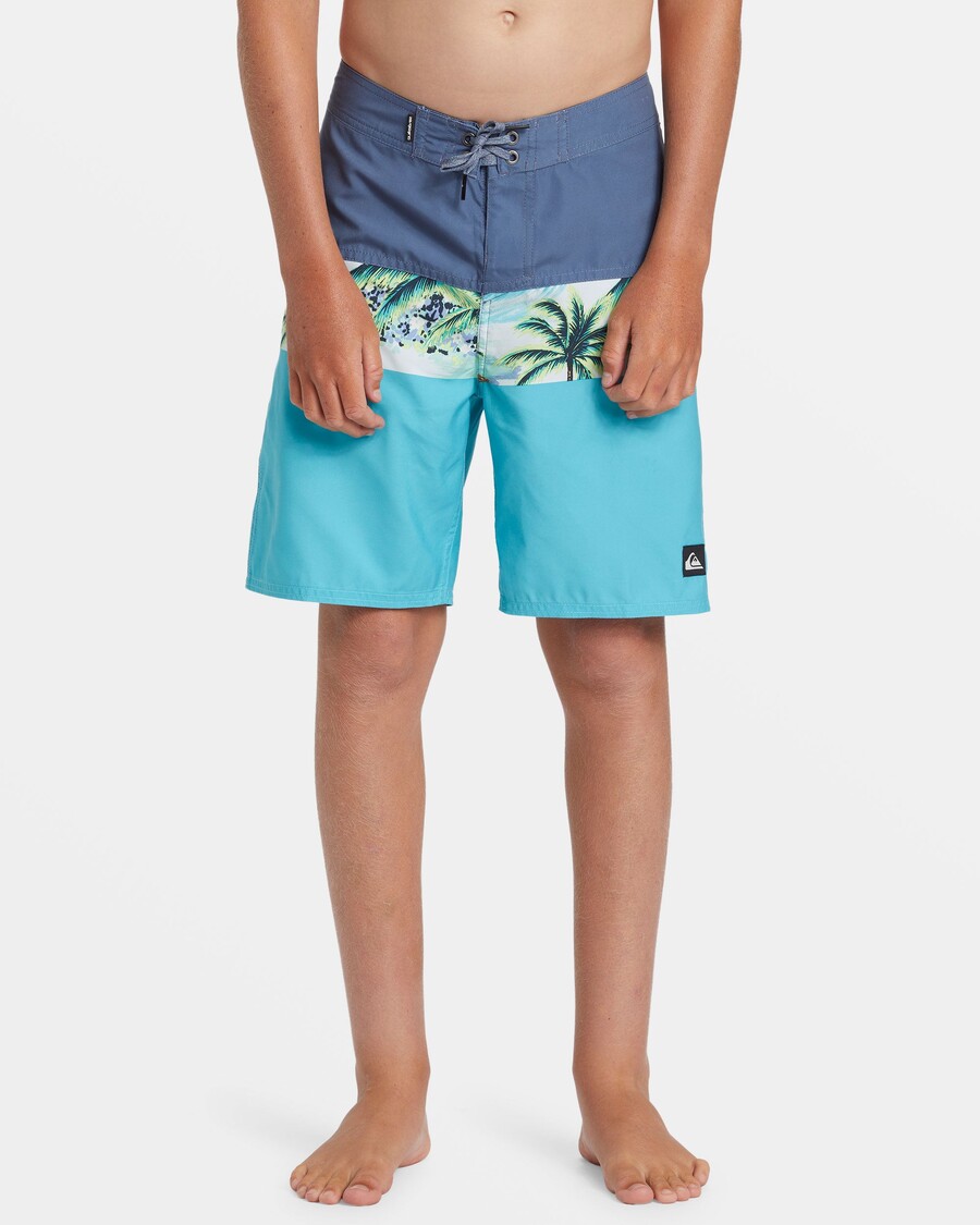 Quiksilver Poikien 8-16 Päivittäiset Paneelishortsit 17" - Maui Sininen