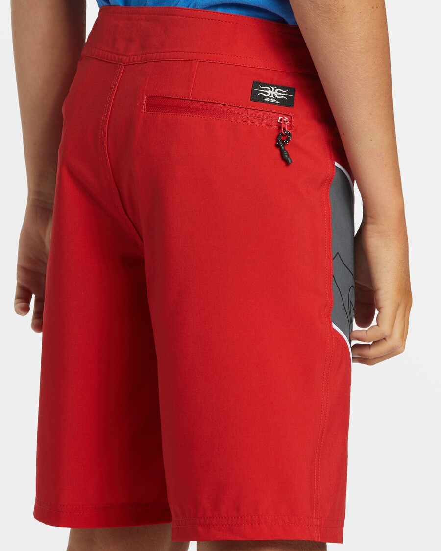 Quiksilver Jungen 8-16 Mercury Slash 17" Boardshorts – Salsa