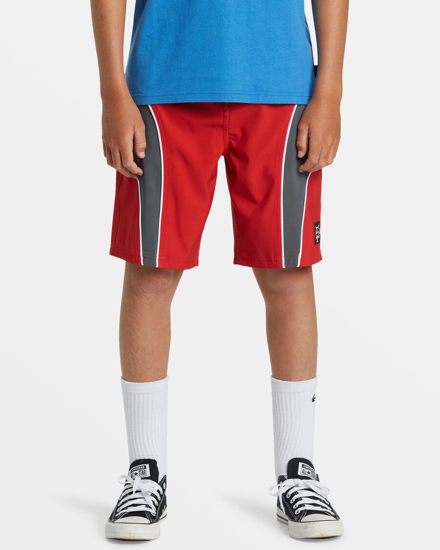 Quiksilver Băieți 8-16 Mercury Slash 17" Boardshorts - Salsa