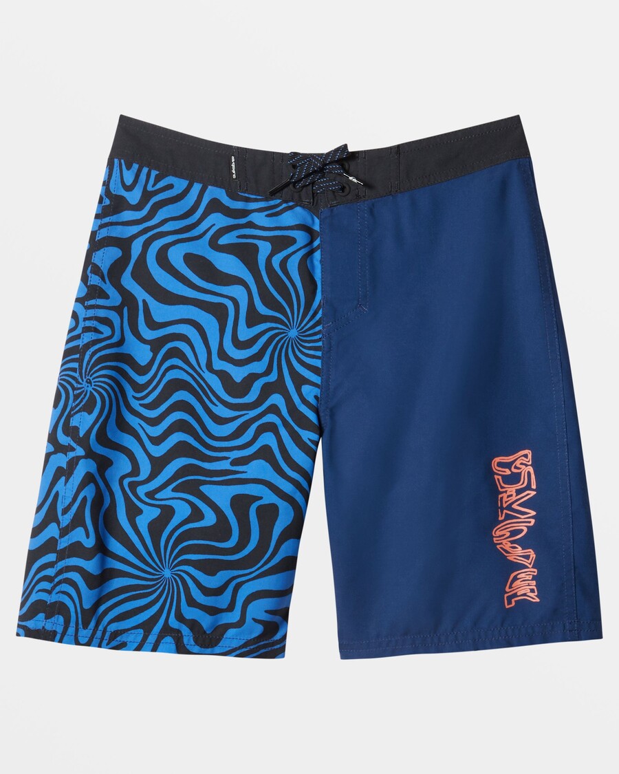Quik Silver Pojkar 8-16 Vardagliga Skeva 17" Boardshorts - Nebulosblå