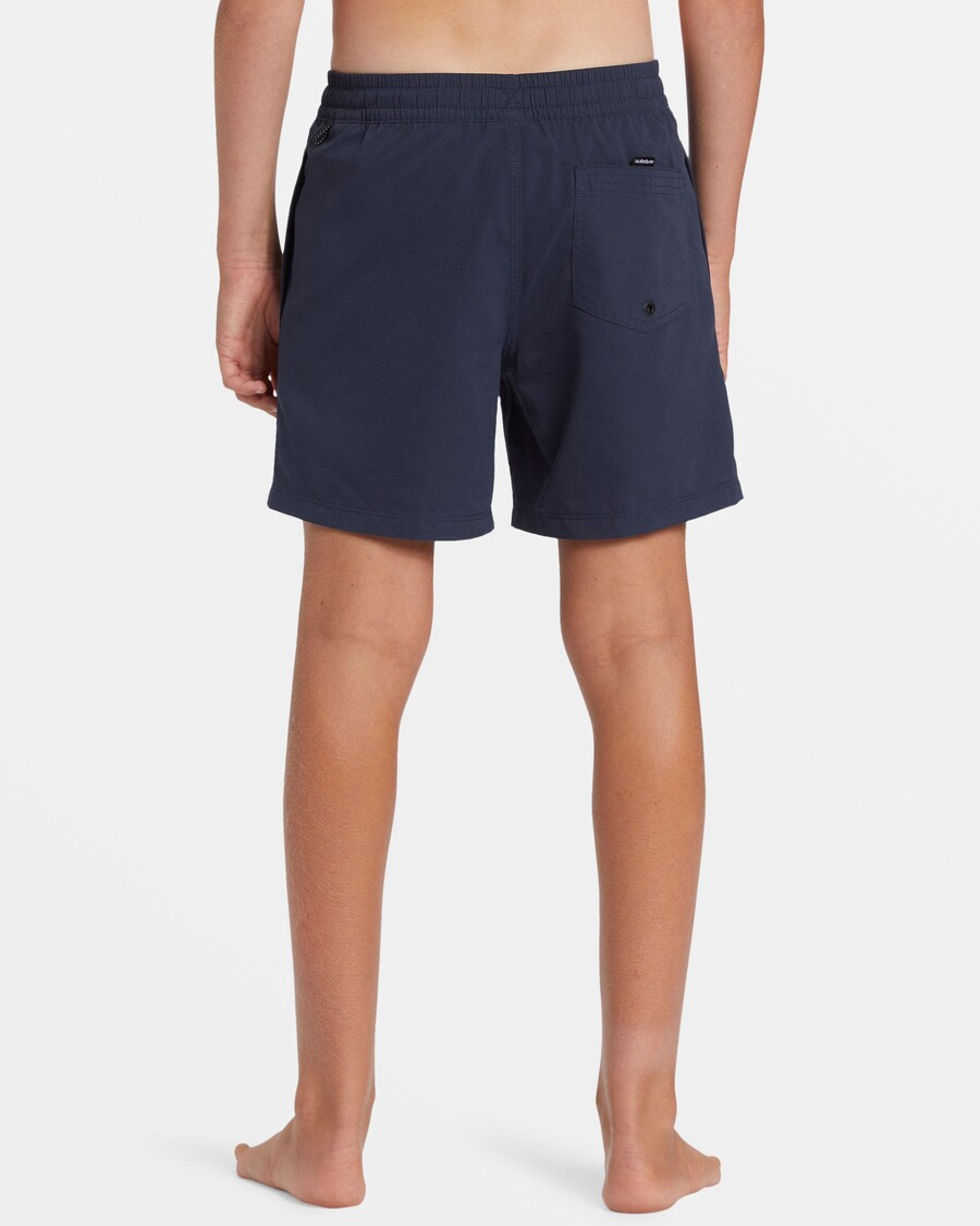 Quik Silver Boys 8-16 Everyday Solid 14" Swim Trunks - Dark Navy