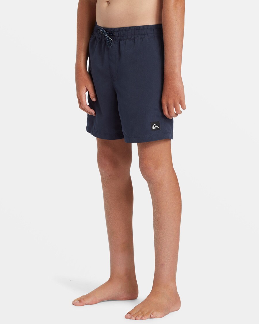 Quik Silver Boys 8-16 Everyday Solid 14" Swim Trunks - Dark Navy