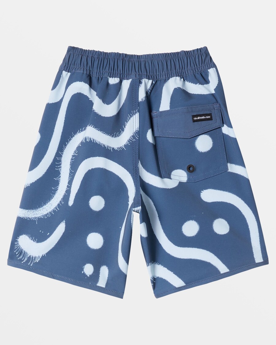 Quik Silver Boys 2-7 Surfsilk Kampasimpukka 13" Boardshortsit - Vintage Indigo