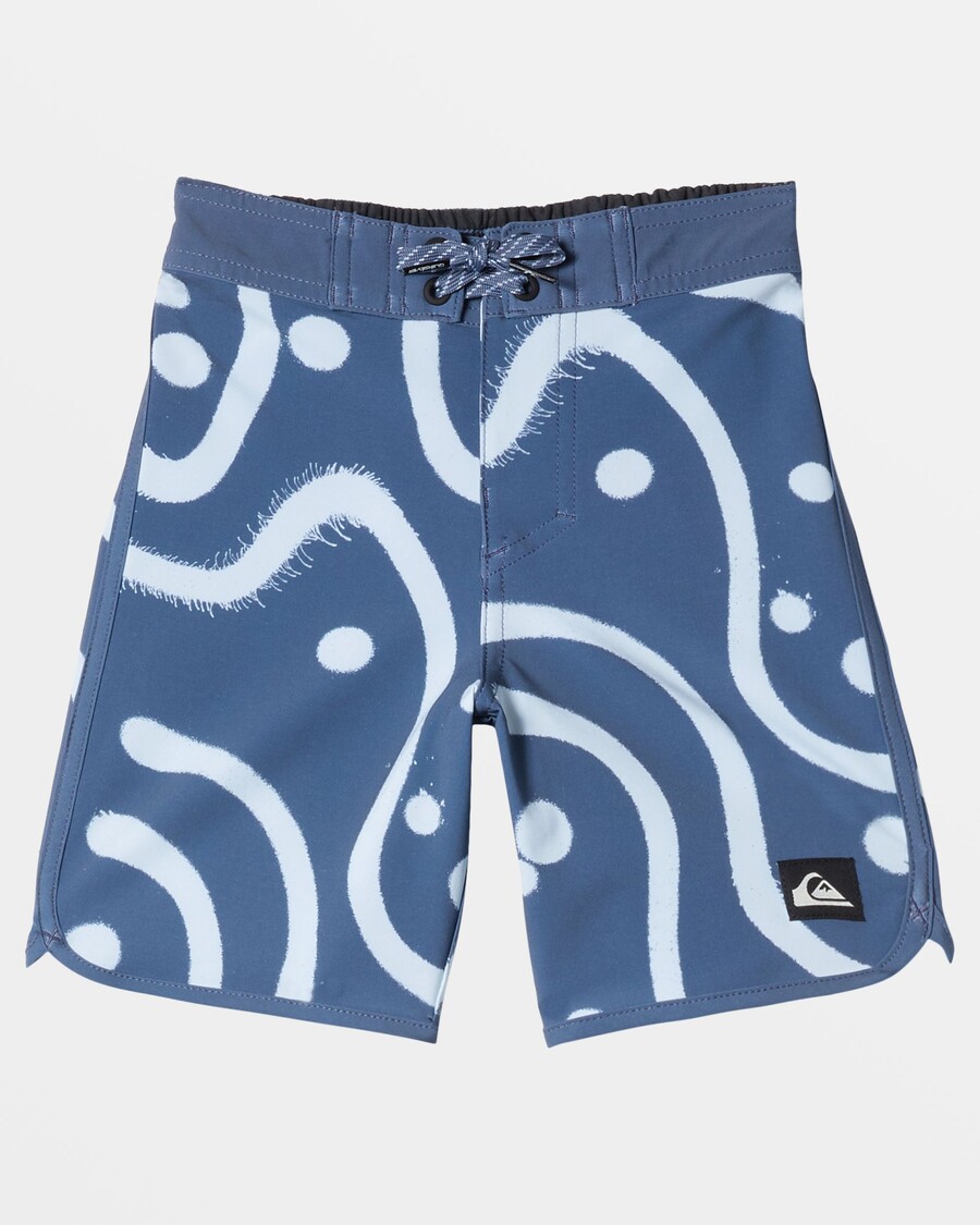 Quik Silver Boys 2-7 Surfsilk ķemmīšgliemeņu 13" Galda šorti - Vintage Indigo
