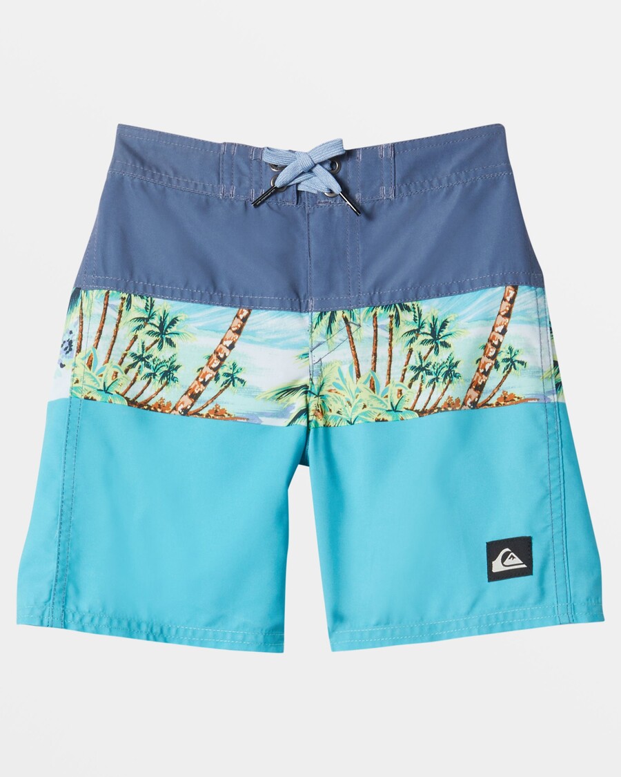 Quiksilver Boys 2-7 Jokapäiväiset Paneliset 13" Boardshortsit - Maui Sininen