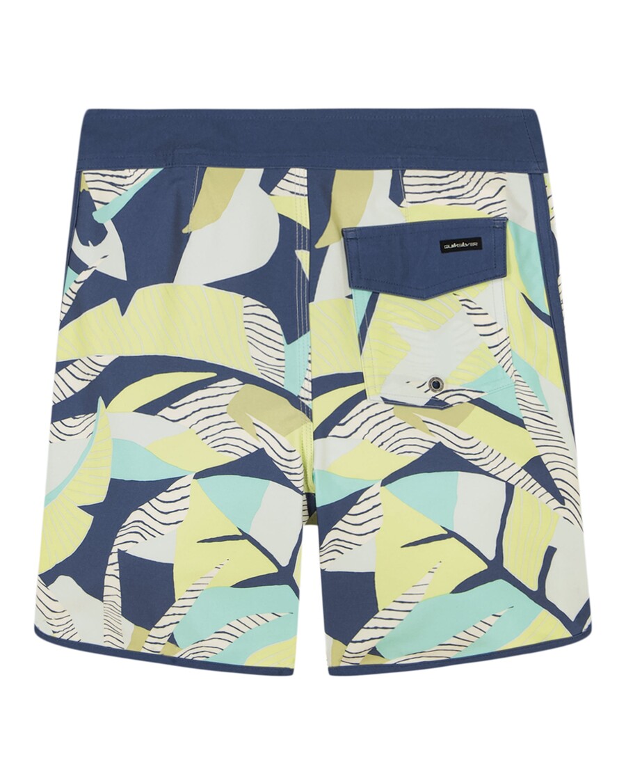 Quik Silver Boys 8-16 Surfsilk Scallop Boardshorts - Coronet Blue