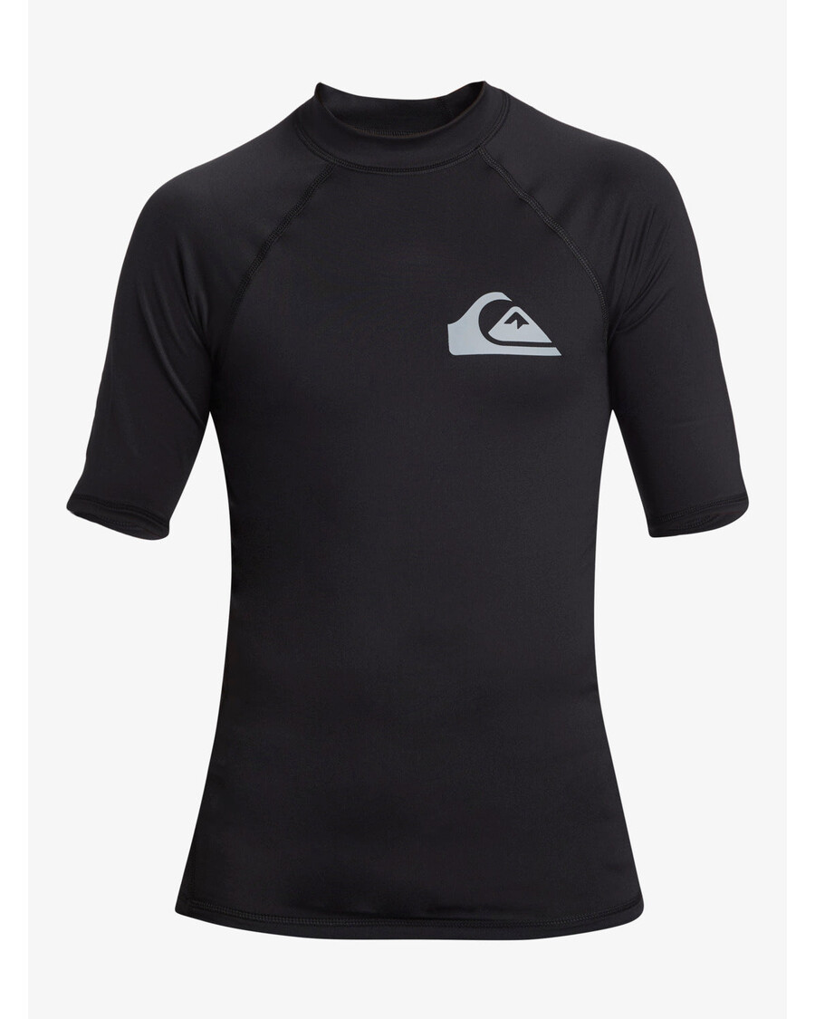 Quik Hopea Pojat 8-16 Päivittäiset Upf 50 Lyhythihainen Rashguard - Musta