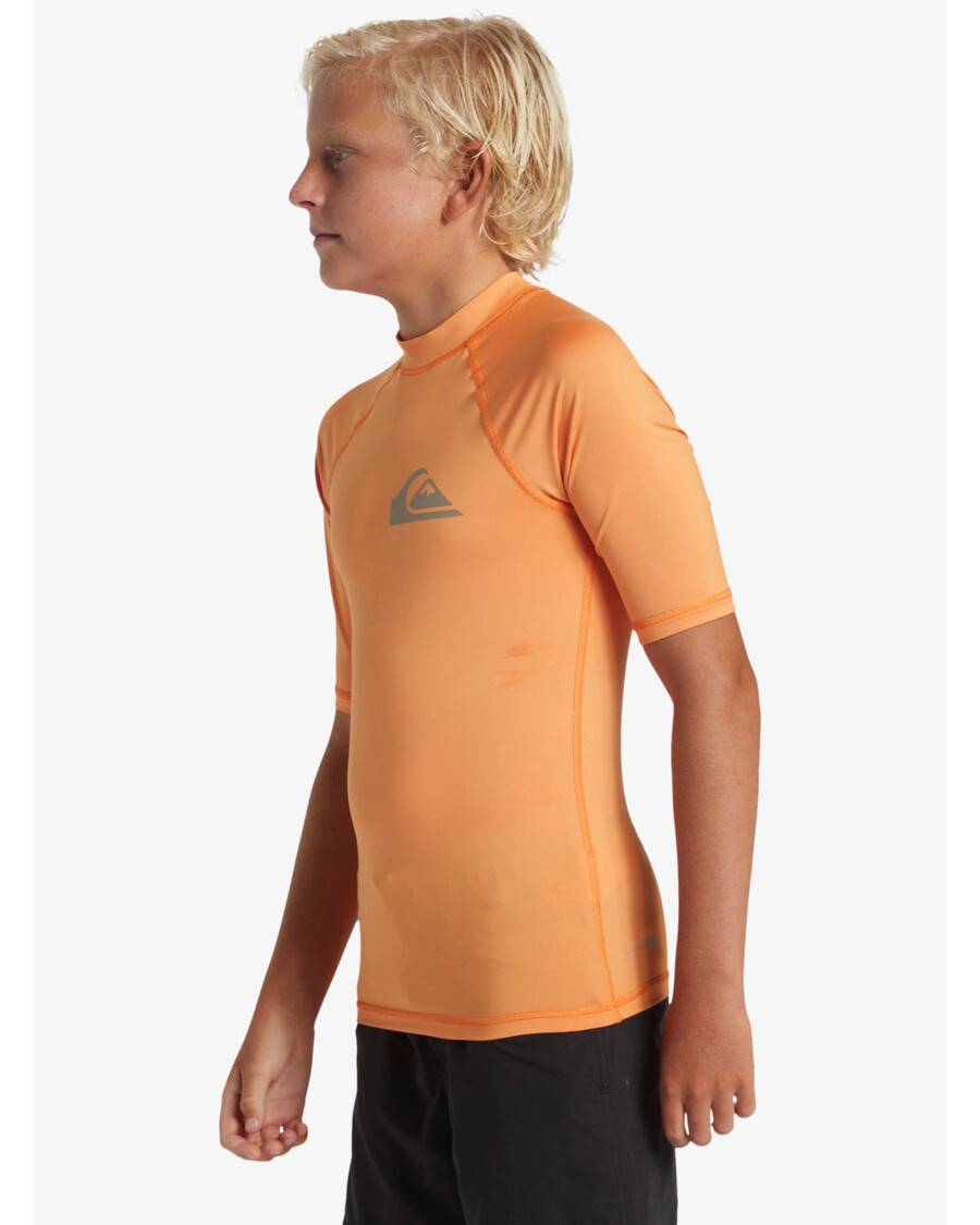 Quik Silver Pojkar 8-16 Everyday Upf 50 Kortärmad Rashguard - Mandarin