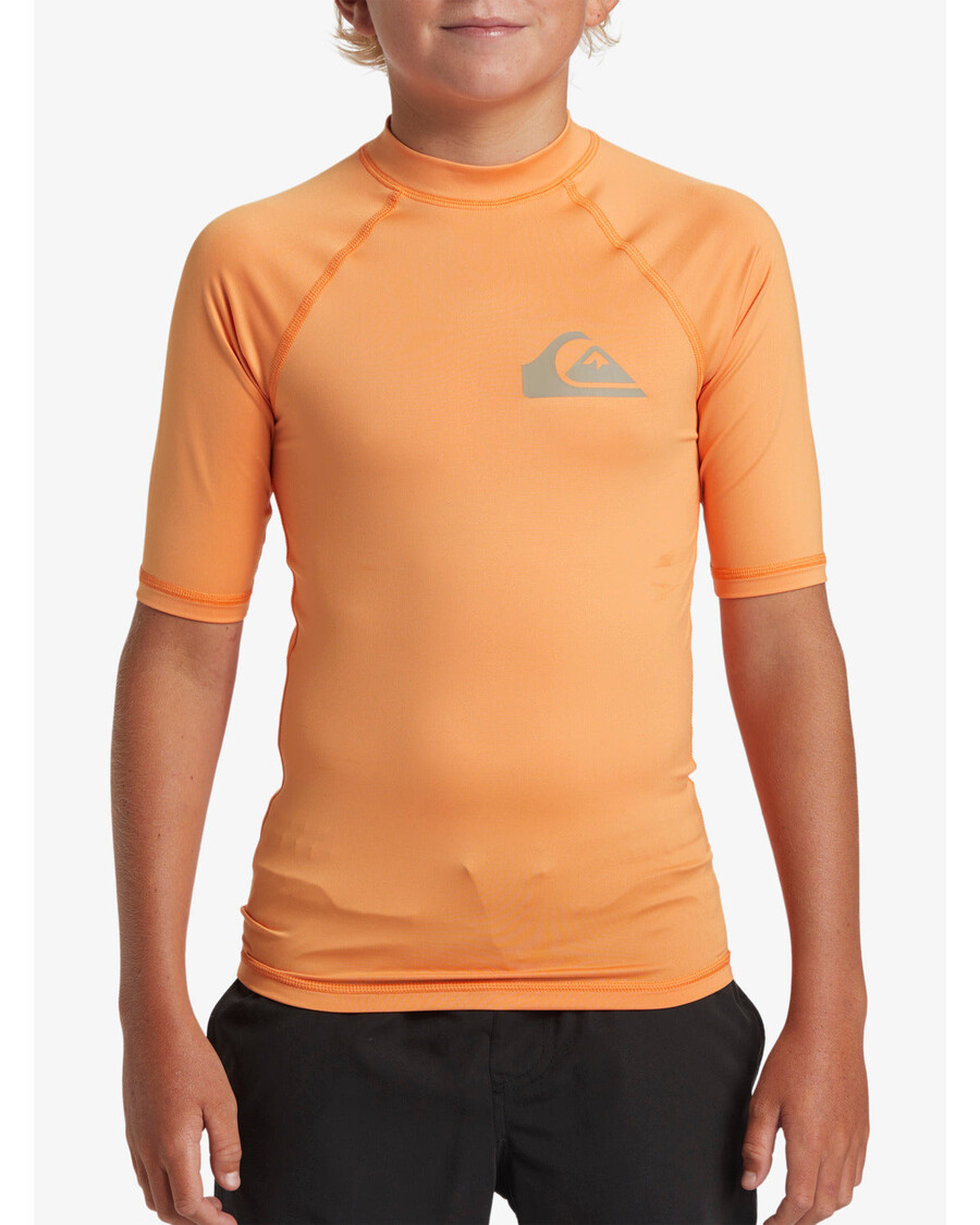 Quik Silver Pojkar 8-16 Everyday Upf 50 Kortärmad Rashguard - Mandarin