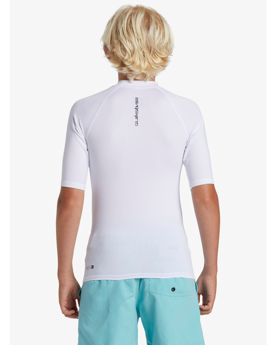 Quik Silver Pojkar 8-16 Everyday Upf 50 Kortärmad Rashguard - Vit
