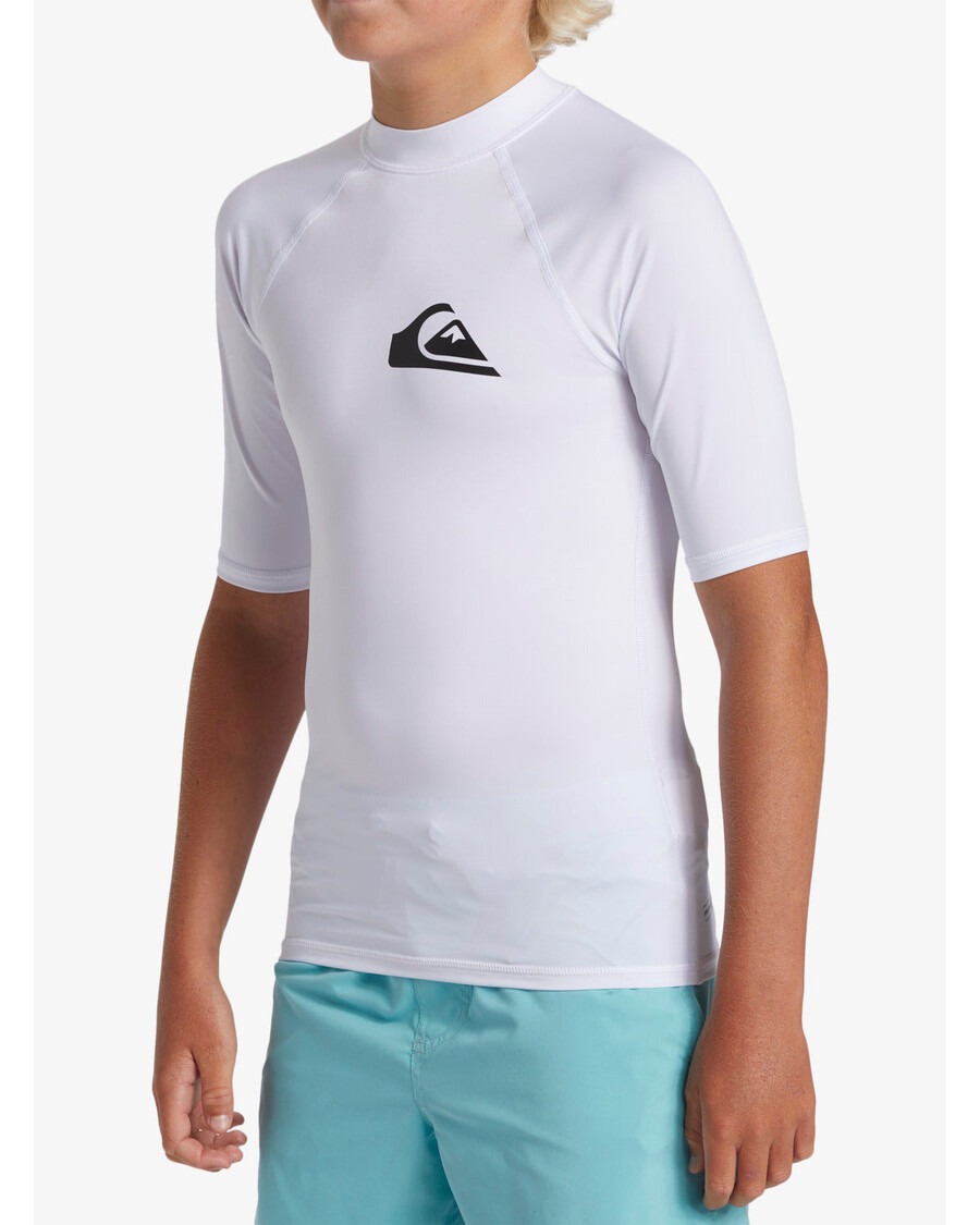 Quik Silver Pojkar 8-16 Everyday Upf 50 Kortärmad Rashguard - Vit